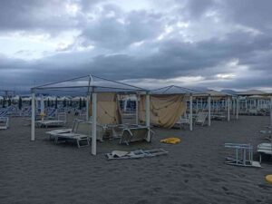 Maltempo al mare