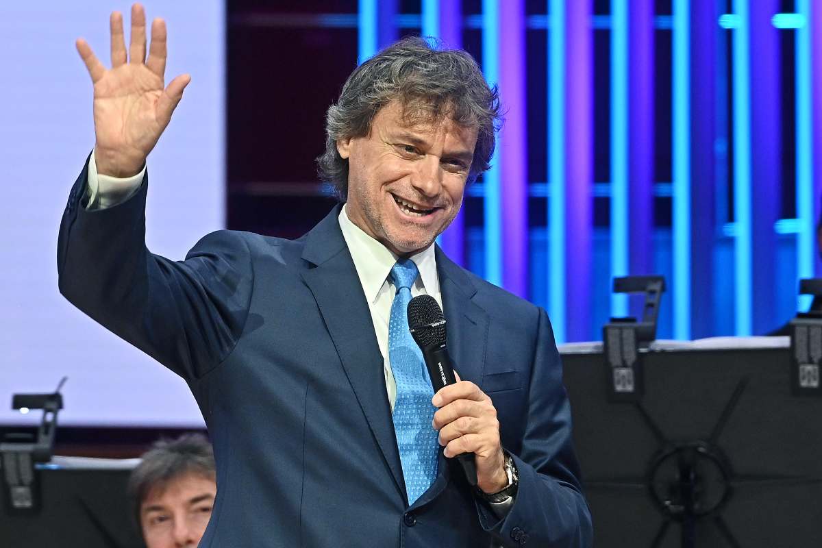 alberto angela ad un evento